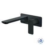 Baterija za lavabo zidna S2 BLACK - 231401B ROSAN